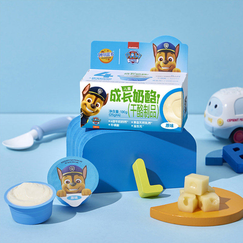 妙可蓝多儿童成长奶酪即食多种口味汪汪队零食奶酪杯冰淇淋口感