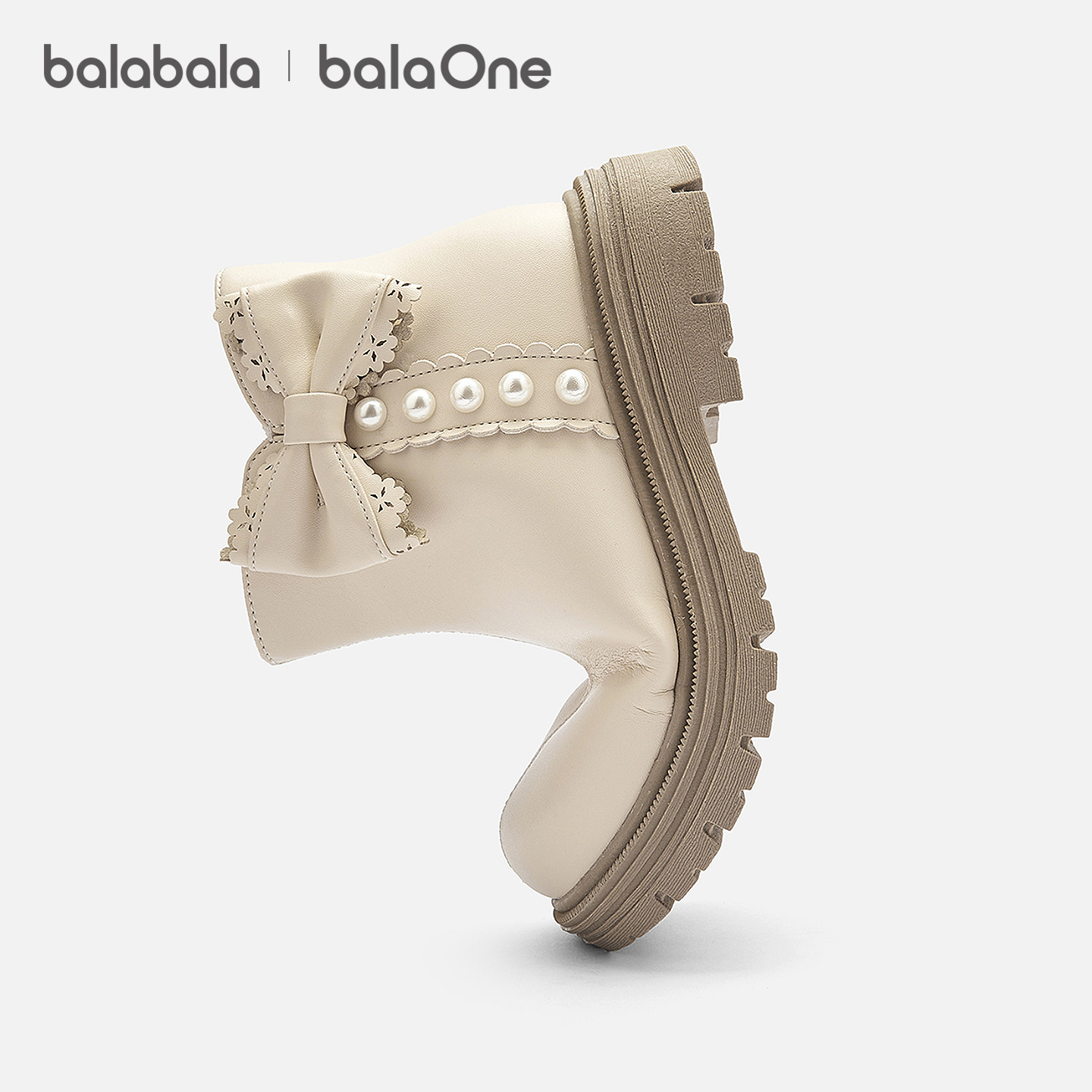 【balaOne】巴拉巴拉童鞋儿童靴子女童马丁靴春秋2025新公主短靴,淘宝优惠券,粉丝福利购,淘宝优惠卷