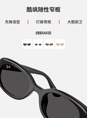 雷朋窄框时尚款太阳眼镜0RB4441D