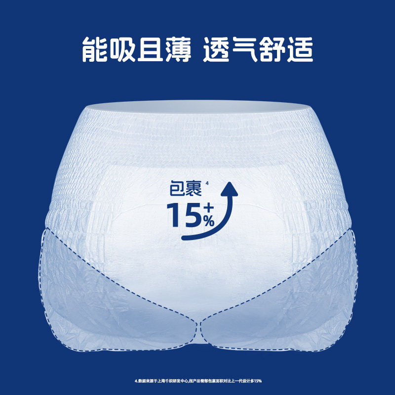 她研社裤型卫生巾深藏BLUE安睡裤量大防漏夜用安心M-L3条*4包,淘宝优惠券,粉丝福利购,淘宝优惠卷