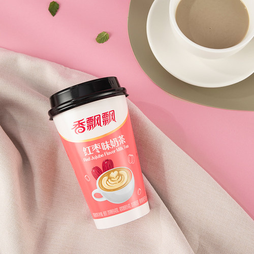 香飘飘经典奶茶时刻唤醒礼盒80g*15杯早餐下午茶5种口味-图3