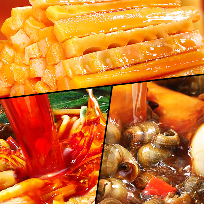 臭宝螺蛳粉爆爆浓汤大片腐竹330g*1袋+醇爽版300g*3袋柳州特产