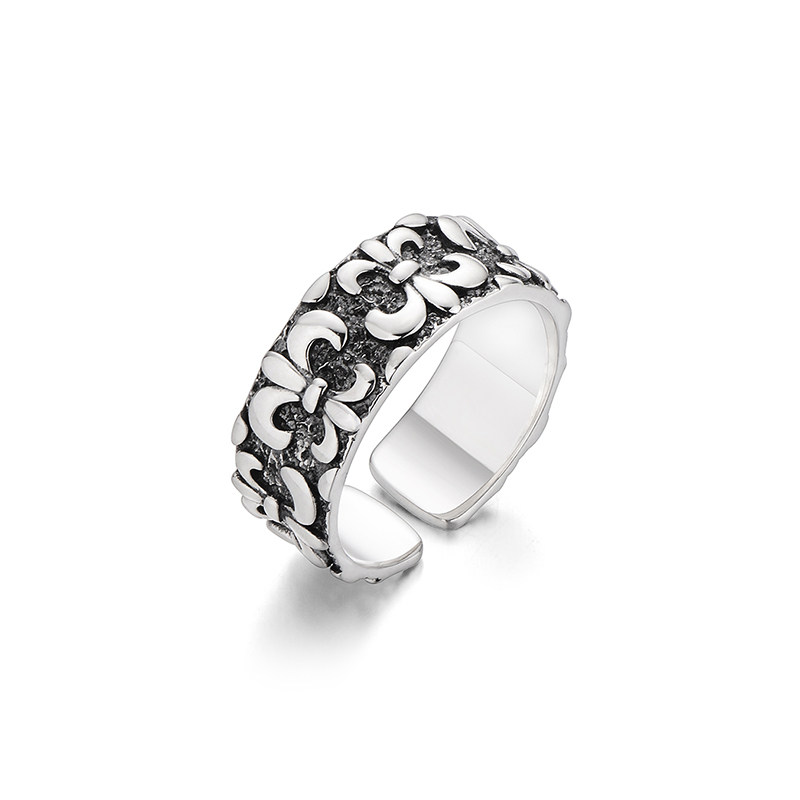 IDEAGEMER iris sterling silver ring trendy for boys