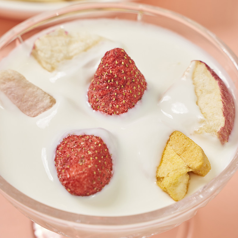 【超级桶】鲜美利9种水果脆混合冻干100g*2袋草莓芒果无花果零食,淘宝优惠券,粉丝福利购,淘宝优惠卷