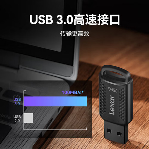 雷克沙U盘大容量高速金属便携手机电脑两用优盘办公加密闪存盘 - 图0