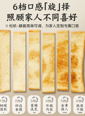 小熊多士炉双面焦香自动出炉