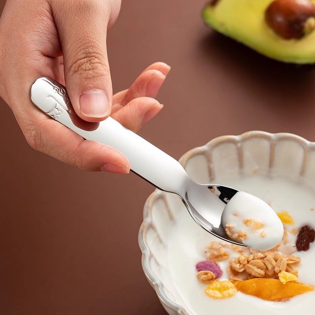 Onlycook stainless steel baby fruit scraping spoon