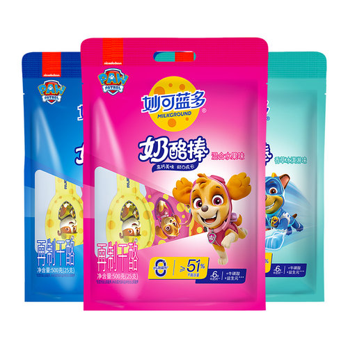 妙可蓝多奶酪棒儿童零食健康营养高钙汪汪队芝士棒奶酪棒即食 - 图0