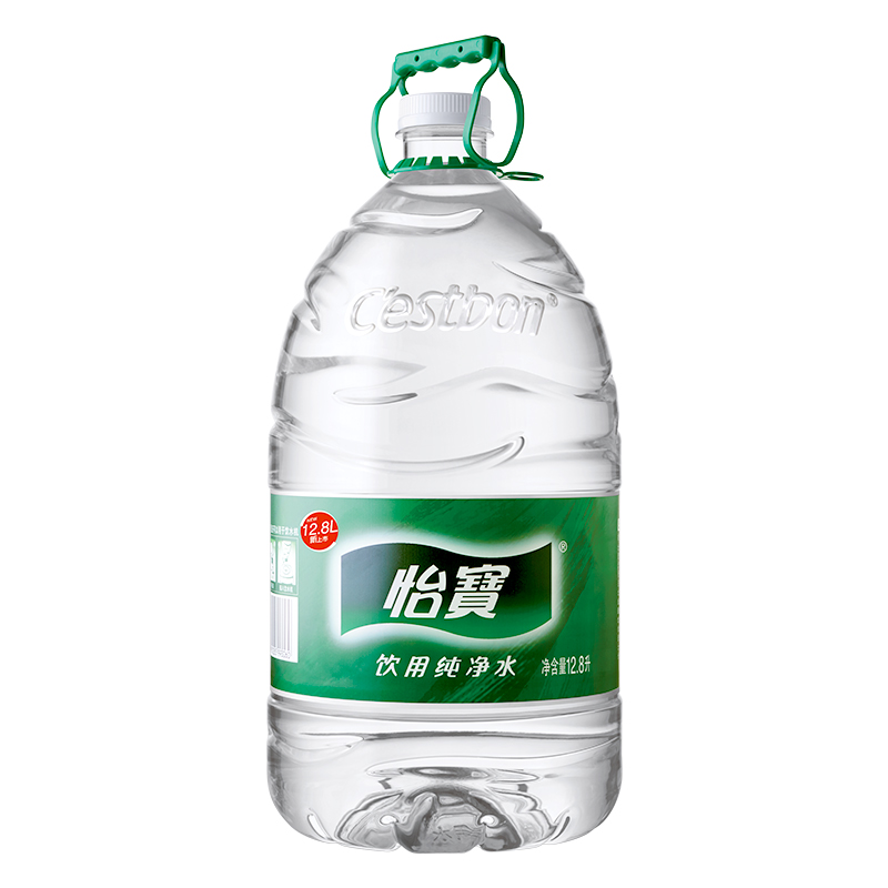 【单品包邮】怡宝纯净水非矿泉水12.8L*2桶饮用大桶装水 - 图0