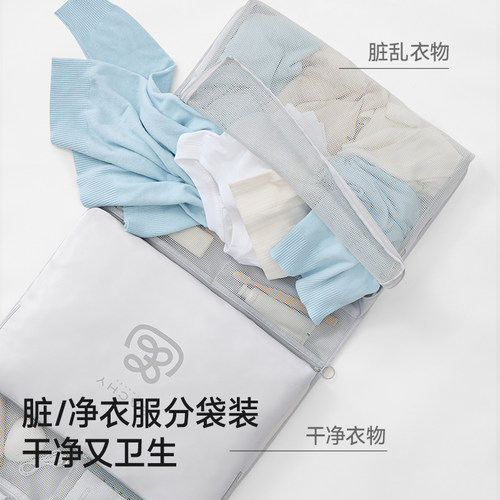 里序旅行收纳袋行李箱收纳整理包衣物内衣内裤分装袋出门方便携带 - 图1