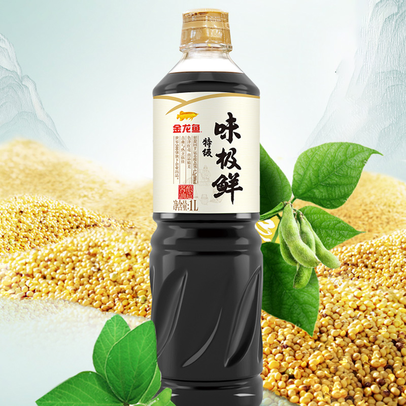 金龙鱼酱油生抽特级味极鲜1L凉拌炒菜家用大瓶实惠调味品-图2