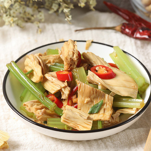 盛耳腐竹200g豆腐皮干货豆皮易泡发火锅凉拌菜 - 图2