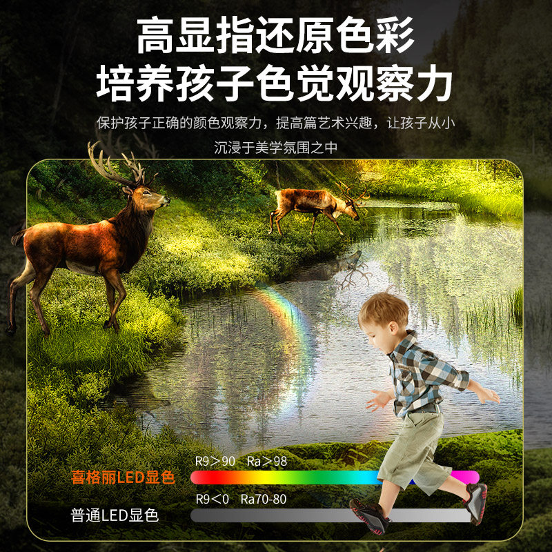 喜格丽台灯儿童学生护眼学习专用卧室床头灯阅读灯大学生宿舍灯,淘宝优惠券,粉丝福利购,淘宝优惠卷