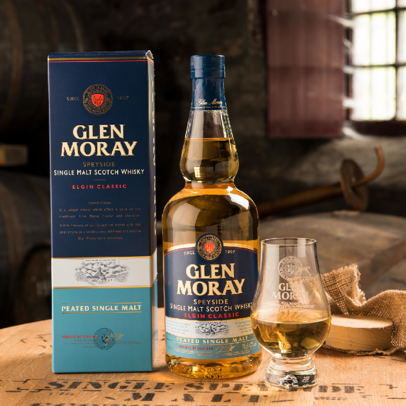 Glen Moray 格兰莫雷苏格兰单一麦芽威士忌泥煤味700ml*1瓶洋酒 - 图3