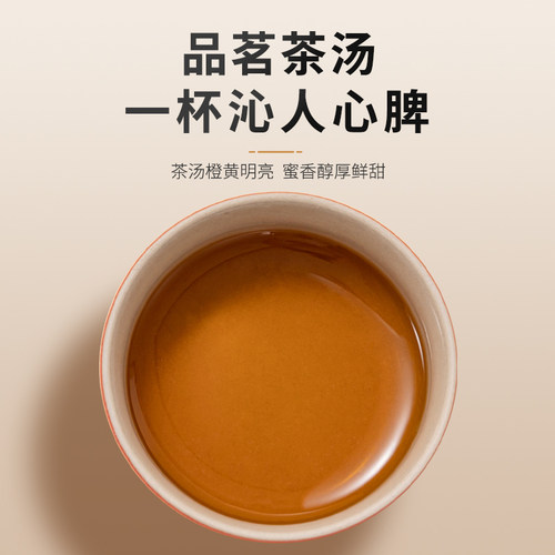 鸿韵清新特级武夷山正山小种 浓香型红茶茶叶自己喝红方罐装 - 图2