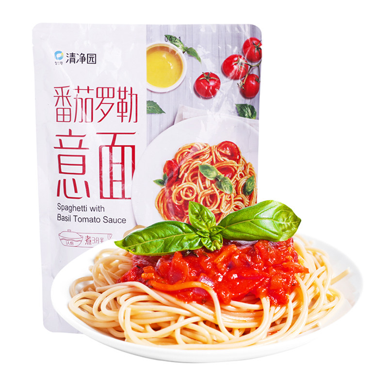 包邮!清净园番茄罗勒意面245g宝宝意大利面通心粉速食韩国速意粉,淘宝优惠券,粉丝福利购,淘宝优惠卷