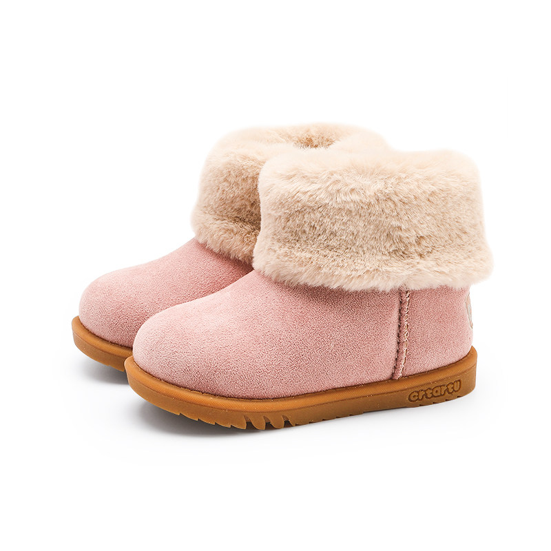 卡特兔儿童棉鞋宝宝加绒鞋男女童鞋秋冬软底婴儿保暖鞋加厚学步鞋,淘宝优惠券,粉丝福利购,淘宝优惠卷