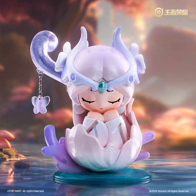 王者荣耀手办POPMART泡泡玛特王者荣耀峡谷萌新梦境森林系列手办盲盒摆件礼物