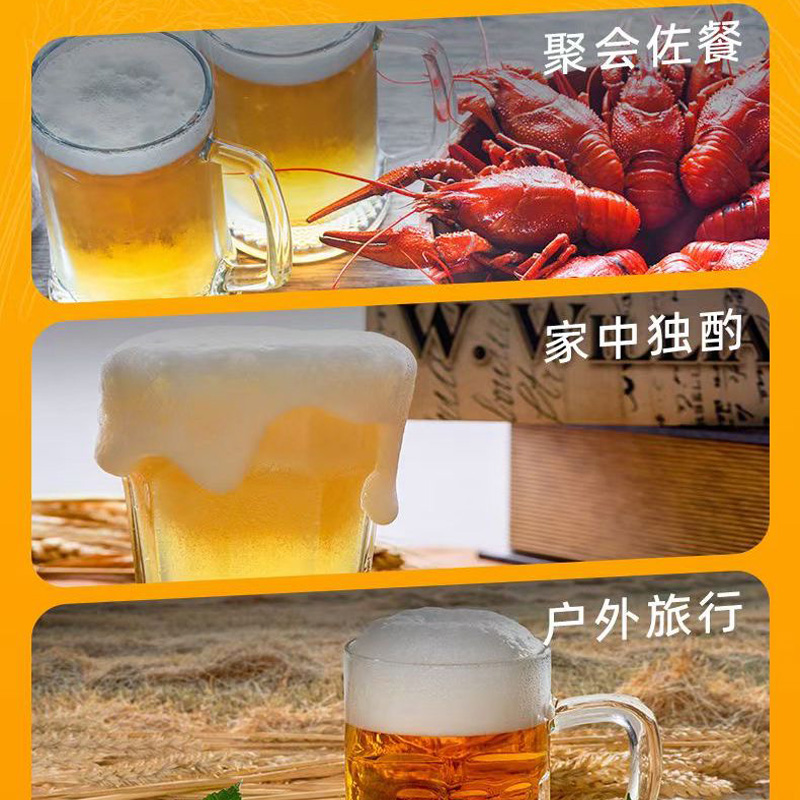 【一件立减30】海底捞精酿啤酒原浆500ML*6