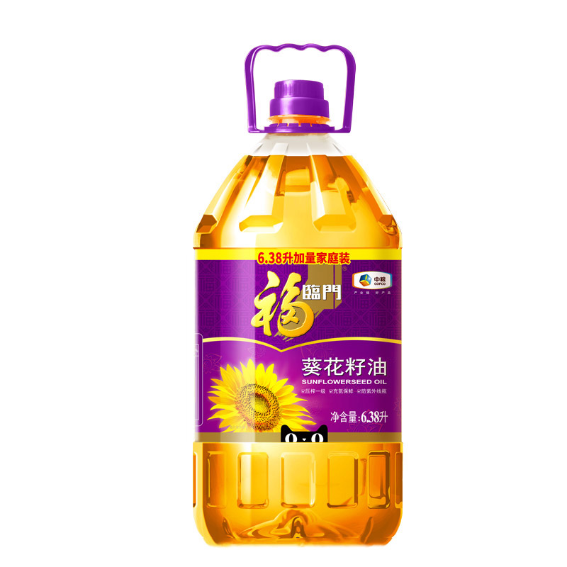 福临门压榨一级葵花籽油6.38L/桶食用油物理压榨营养清淡中粮出品 - 图3