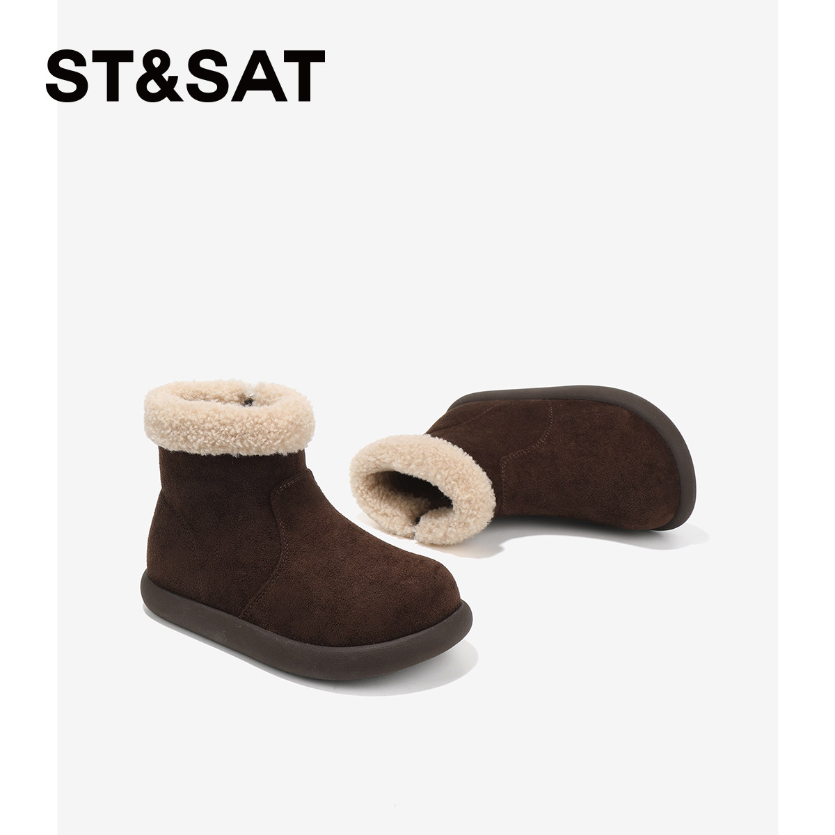 2025秋冬新款女童加厚棉靴