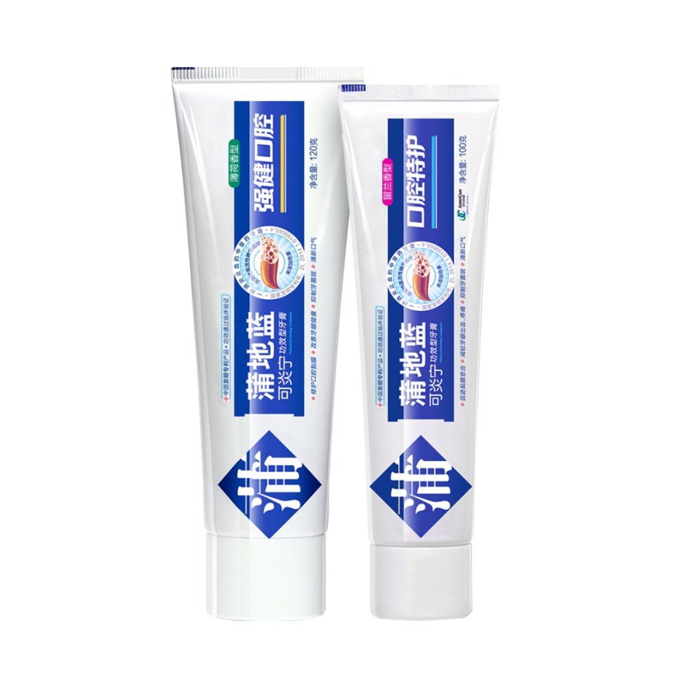 蒲地蓝120g+100g留兰缓解护理牙膏 天猫超市牙膏