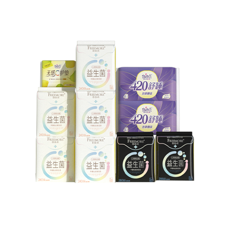 自由点益生菌卫生巾日