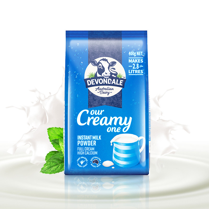 Devondale德运全脂奶粉400g*1澳洲进口青少年调制乳粉小包装
