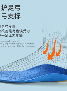 足印部落儿童足弓矫正防臭鞋垫