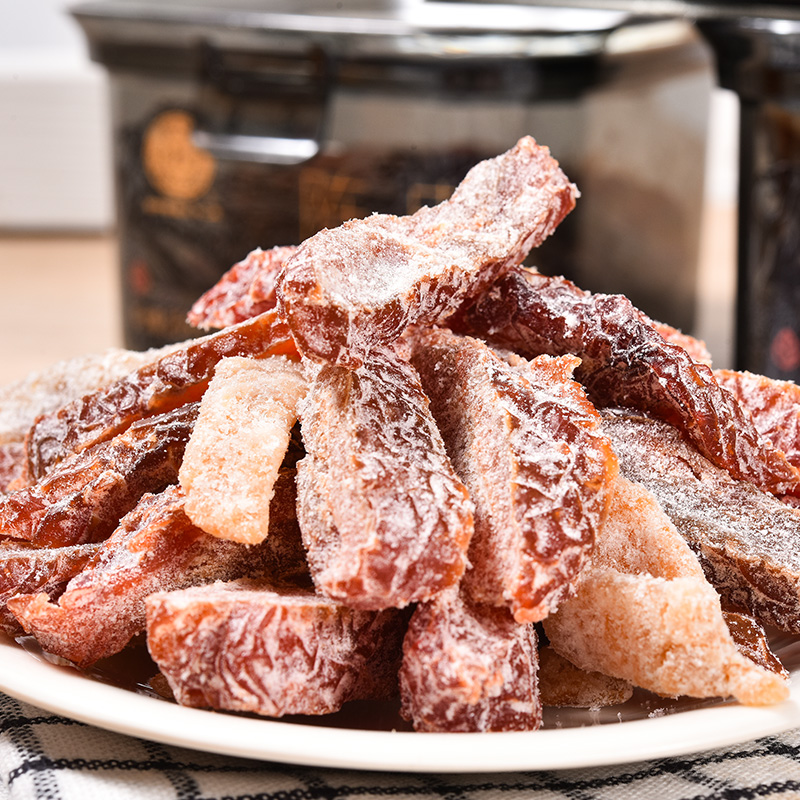 Quanlitang Tangerine Peel and Plum Strips with Bayberry and Plum Snacks