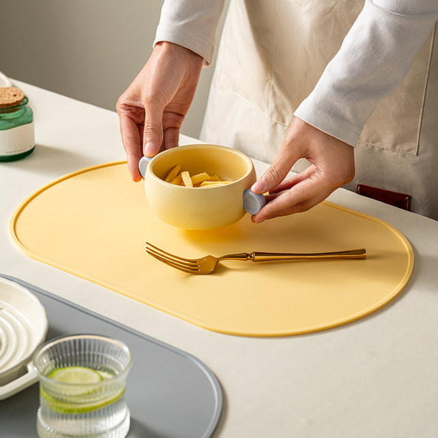 Onlycook high temperature resistant, heat insulation and anti-scalding silicone placemat