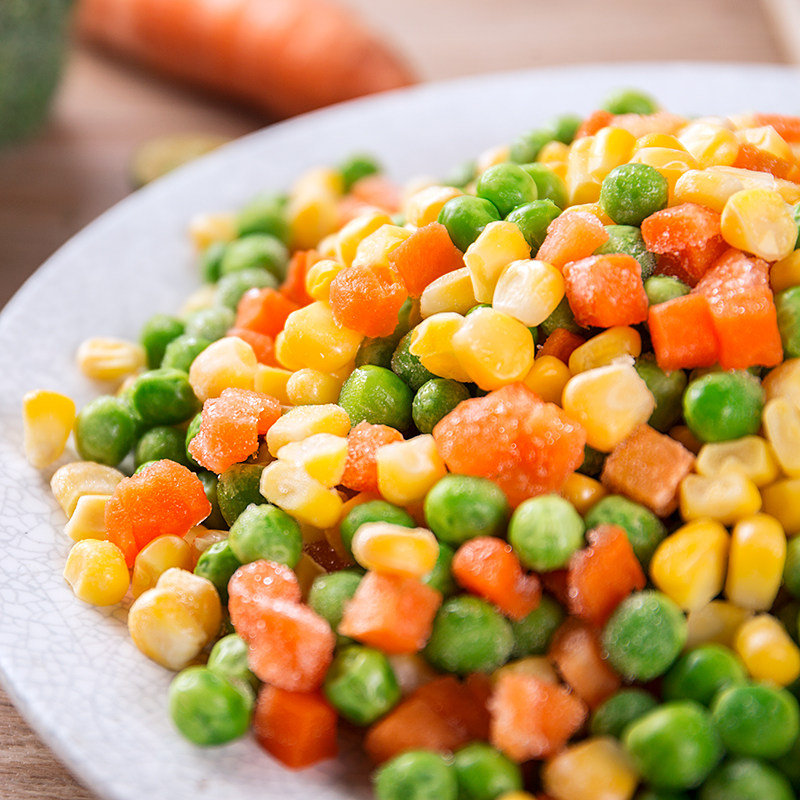 浦之灵冷冻蔬菜欧式杂菜350g*5 新西兰甜青豆非转基因玉米胡萝卜,淘宝优惠券,粉丝福利购,淘宝优惠卷