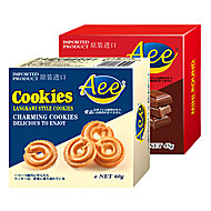 AEE曲奇饼干5盒+巧克力饼干5盒