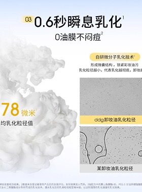 ddg燕麦卸妆油水感清爽温和