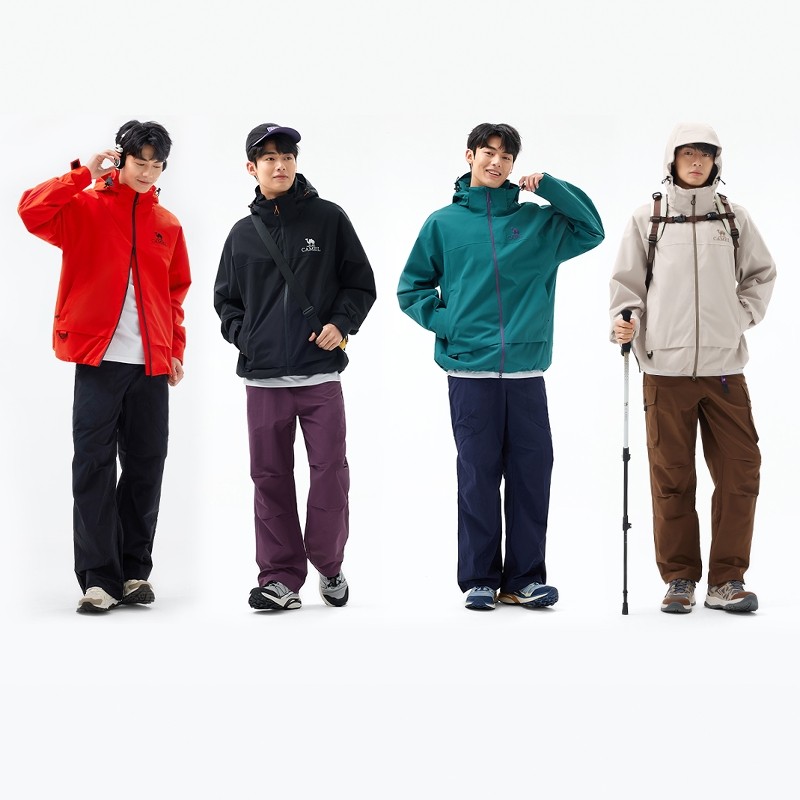 骆驼户外三防冲锋衣短款外套小个子女新款夹克女防风防水登山服,淘宝优惠券,粉丝福利购,淘宝优惠卷