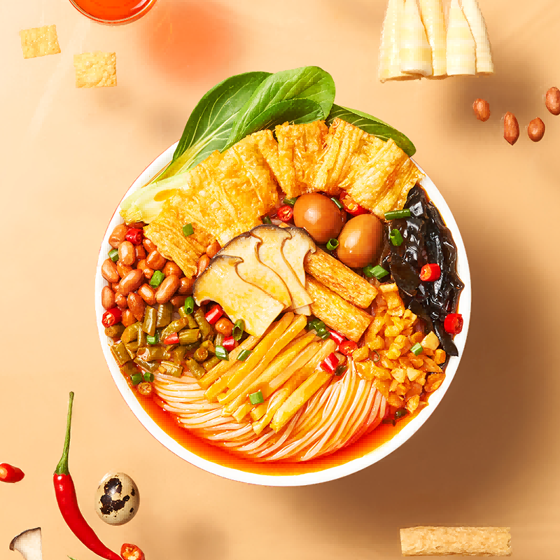 螺霸王螺蛳粉柳州特产酸辣粉米粉方便面速食400g*2加料菌菇,淘宝优惠券,粉丝福利购,淘宝优惠卷