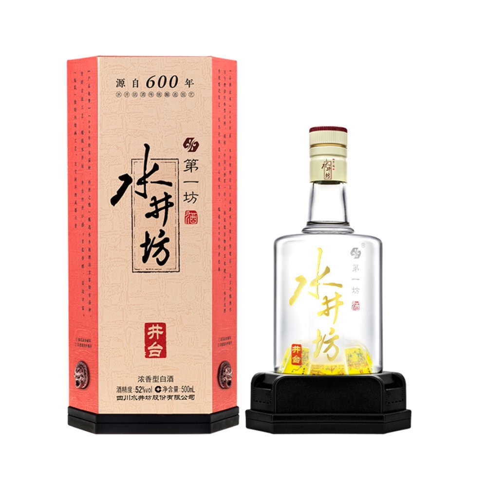 水井坊井台浓香型白酒52度500ml