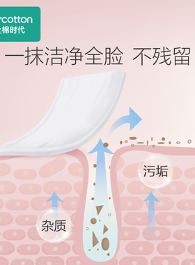 全棉时代厚款柔软卸妆棉210片