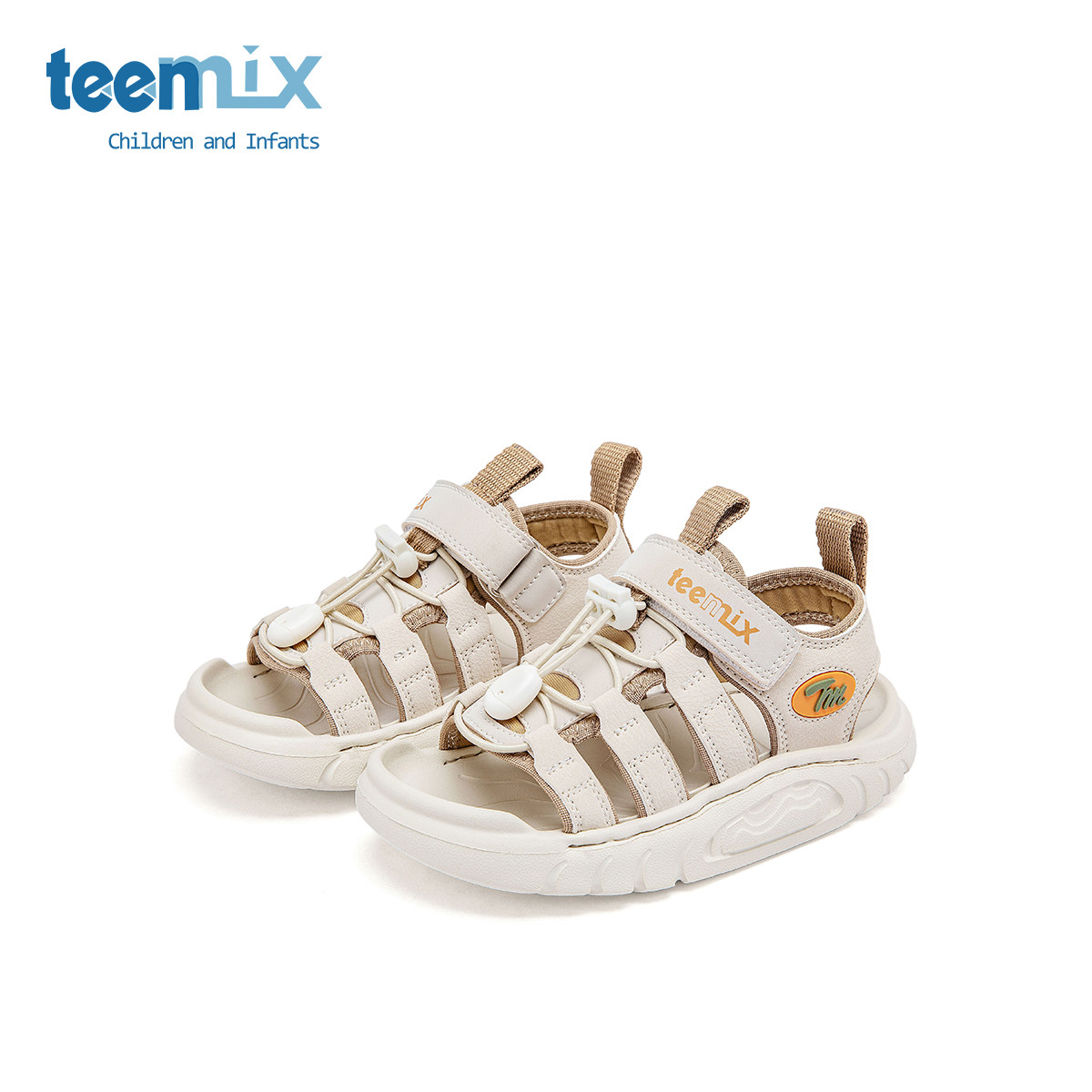 天美意儿童2025年夏季新款凉鞋女男童时尚软底沙滩鞋时尚休闲凉鞋,淘宝优惠券,粉丝福利购,淘宝优惠卷