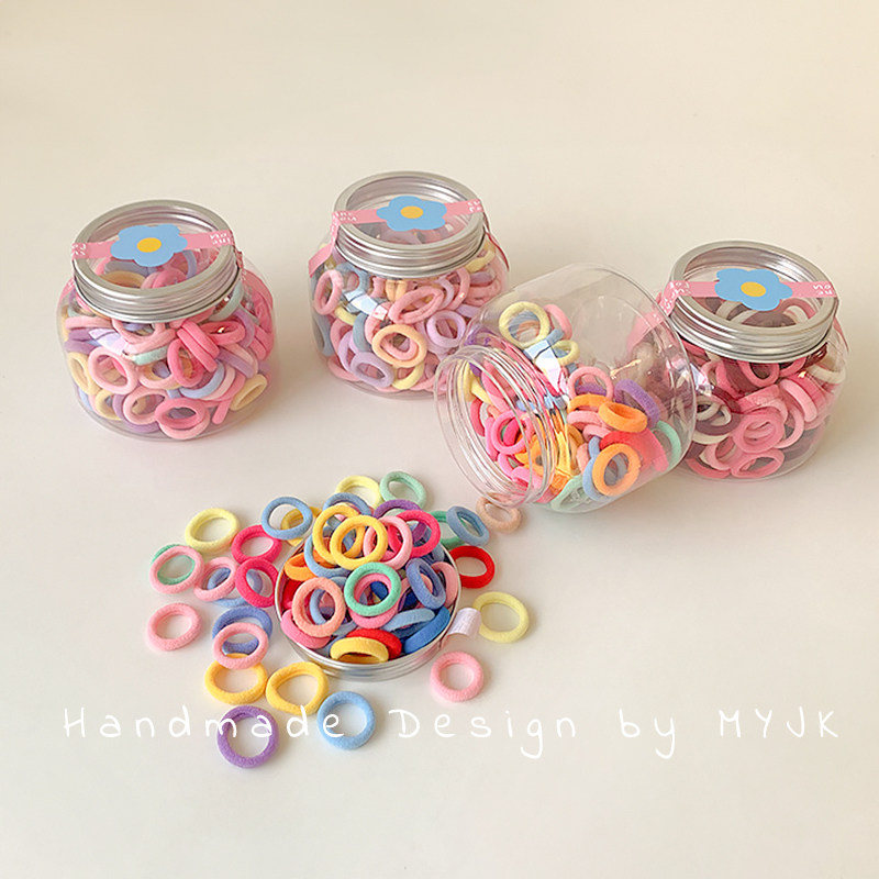 彩色拇指发圈儿童不伤发头发圈小号高弹力不勒发皮筋宝宝头绳发饰,淘宝优惠券,粉丝福利购,淘宝优惠卷