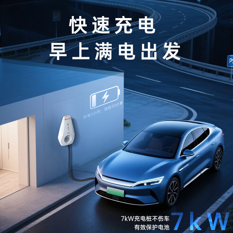 BYD/比亚迪充电桩原厂7kw适用于汉宋PLUS宋L海豹秦PLUS海鸥唐元 - 图1