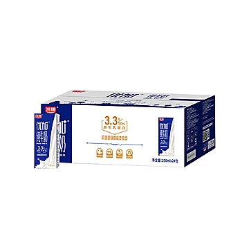 光明优加纯牛奶250ml*24盒[5元优惠券]-寻折猪