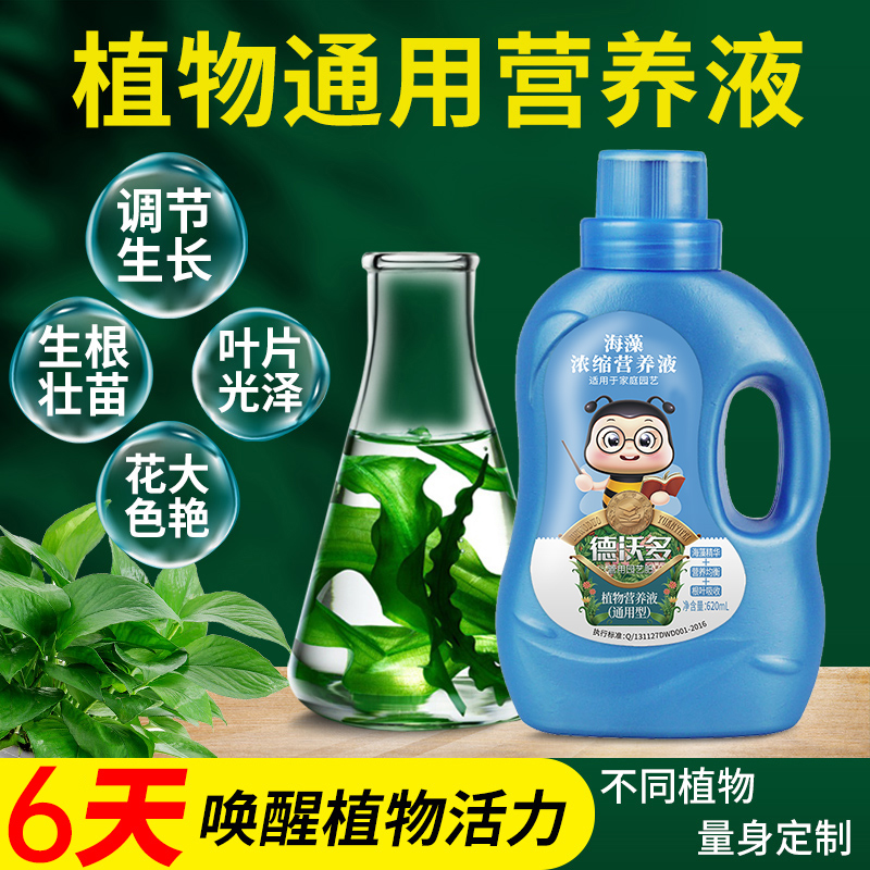 【一件包邮】德沃多营养液植物通用型家用盆栽绿植花卉水培富贵竹