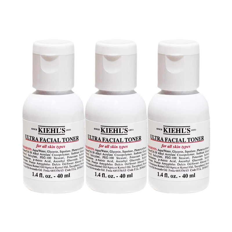 Kiehl's/科颜氏高保湿爽肤水40ml*3