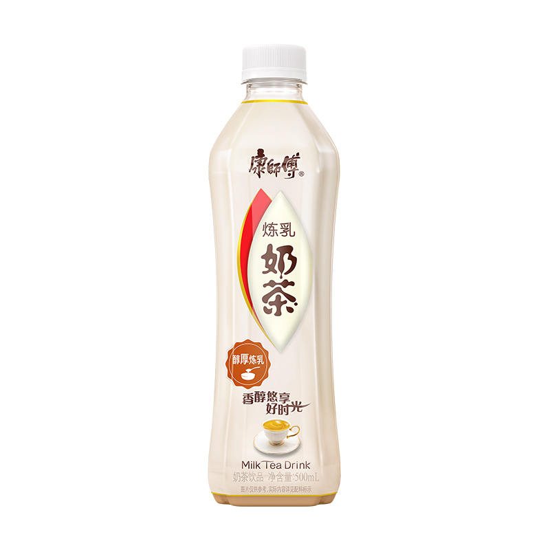 康师傅经典炼乳奶茶500ml*15瓶整箱炼乳聚会即饮休闲下午茶饮品 - 图2