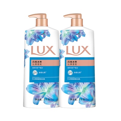 力士花香凝萃精油沐浴露1kg×2瓶