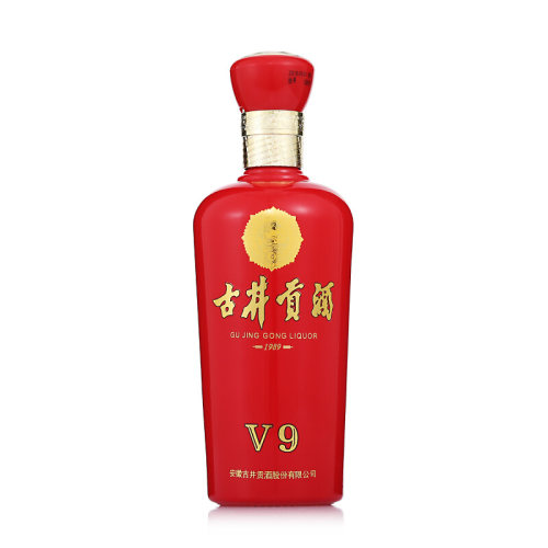 古井贡酒浓香型白酒V9-40.6度500ml*1瓶正品过节送礼聚会宴请 - 图1
