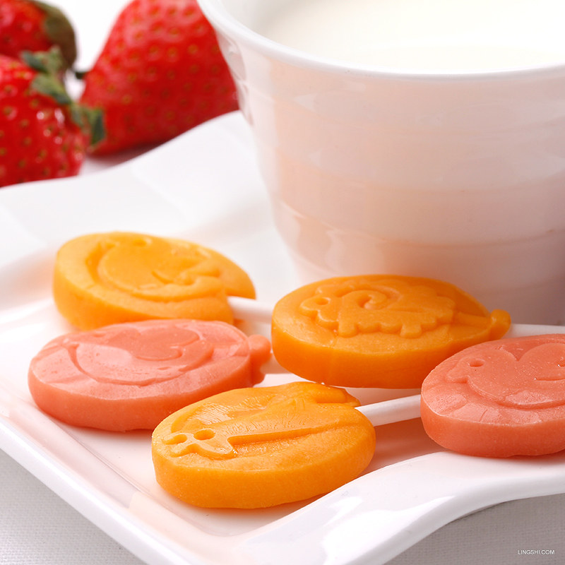 不二家牛奶棒棒糖草莓芒果味8支装儿童安全纸棒糖果零食凑单,淘宝优惠券,粉丝福利购,淘宝优惠卷