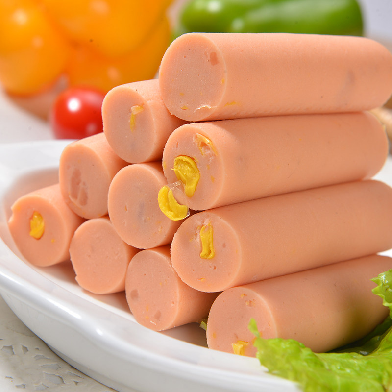 金锣火腿肠香甜玉米味30g*9支即食香肠肉类休闲零食小吃泡面伴侣