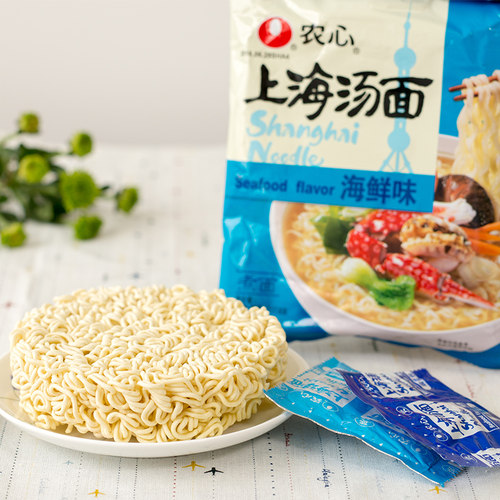 农心上海汤面海鲜味方便面拉面泡面辛拉面整袋装 - 图2